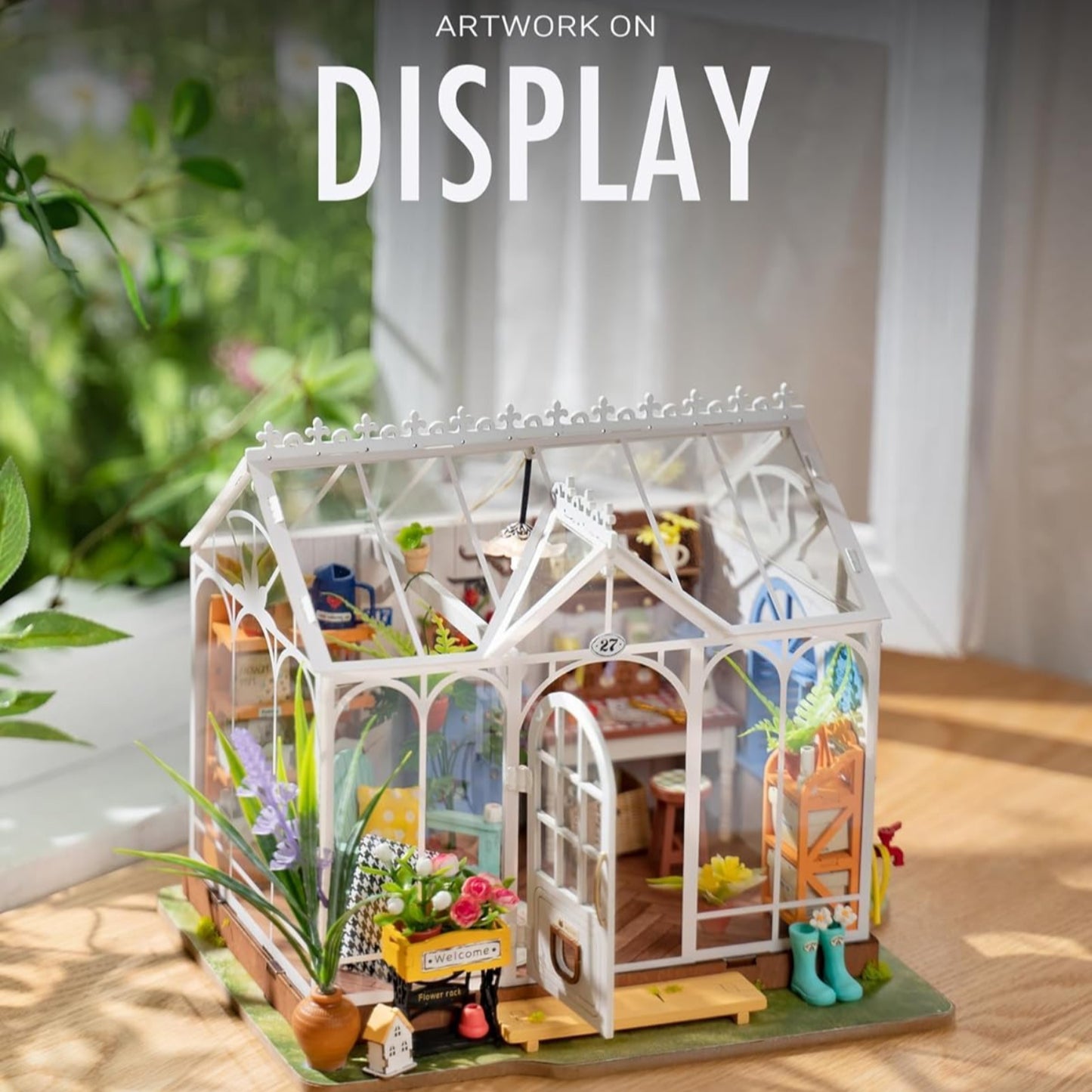 DIY Miniature House Kit with LED Light