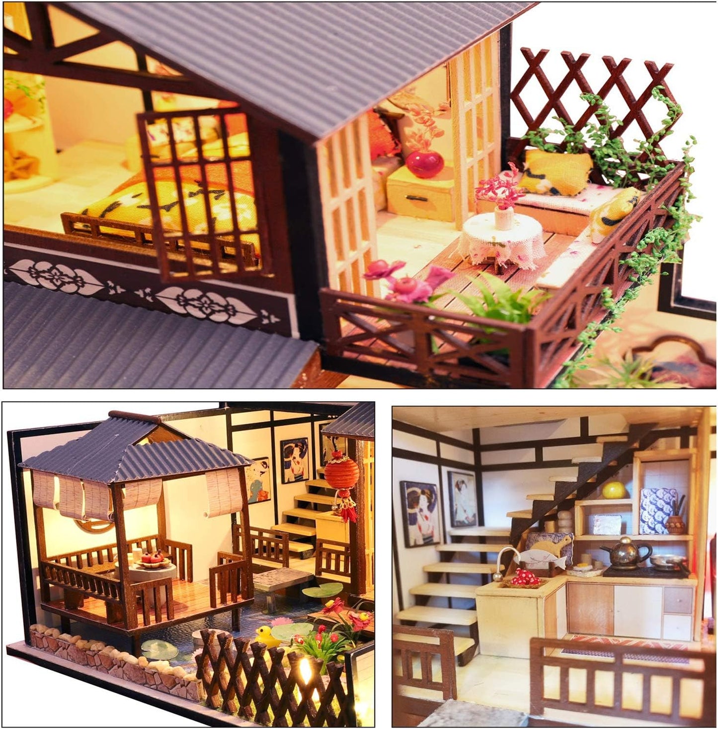 HYUKBI DIY Booknook Dollhouse Kit