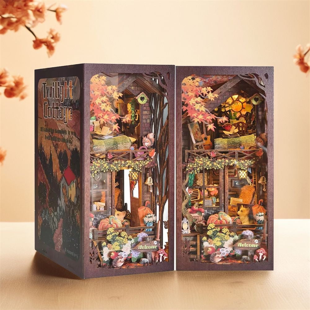 DIY Miniature Dollhouse
Rolife Cutebee HYUKBI DIY Booknook Dollhouse Kit 3D Wooden Puzzle