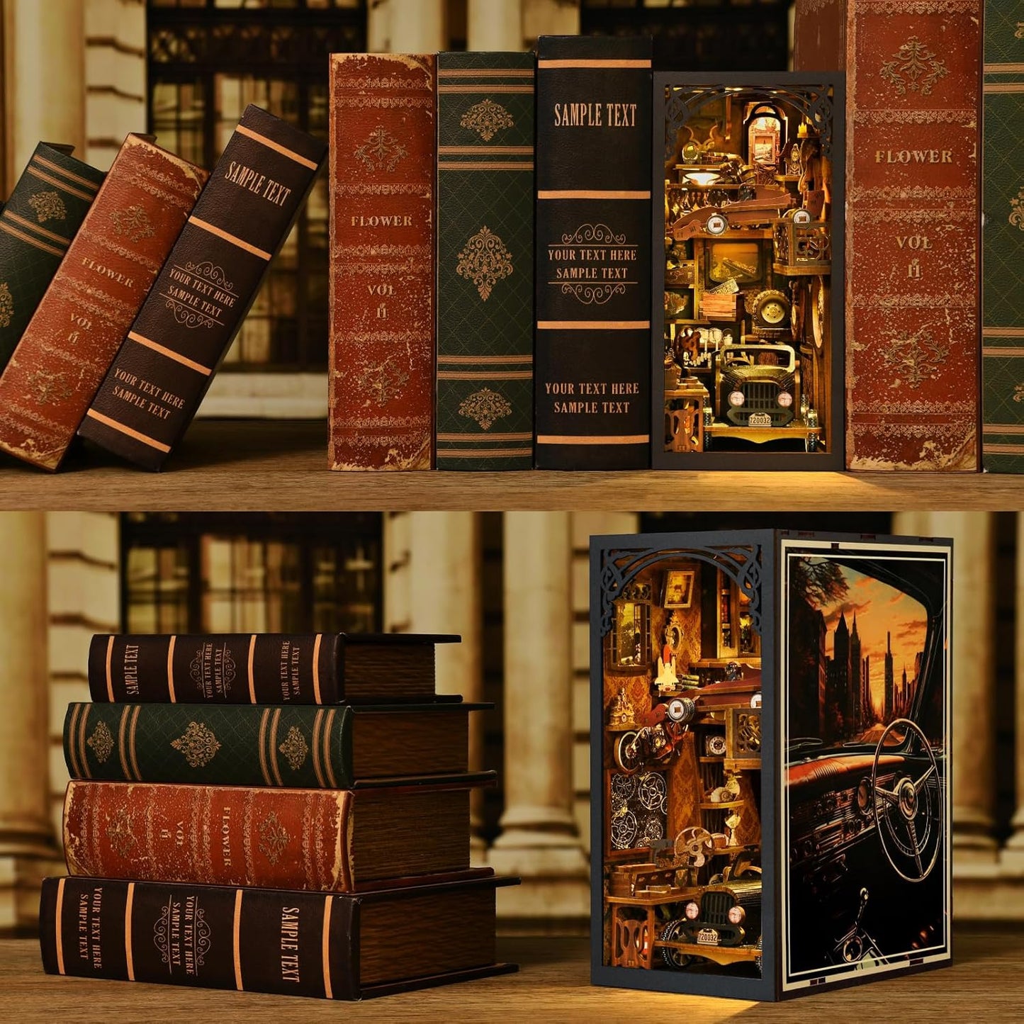 DIY Miniature Dollhouse
Rolife Cutebee HYUKBI DIY Booknook Dollhouse Kit 3D Wooden Puzzle
