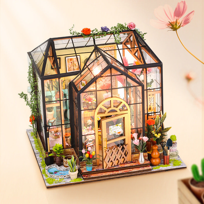 HYUKBI DIY Booknook Dollhouse Kit