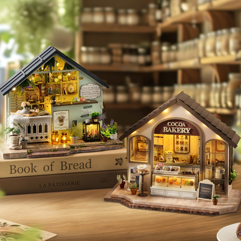 DIY Miniature Dollhouse
Rolife Cutebee HYUKBI DIY Booknook Dollhouse Kit 3D Wooden Puzzle
Micro Building Blocks Set