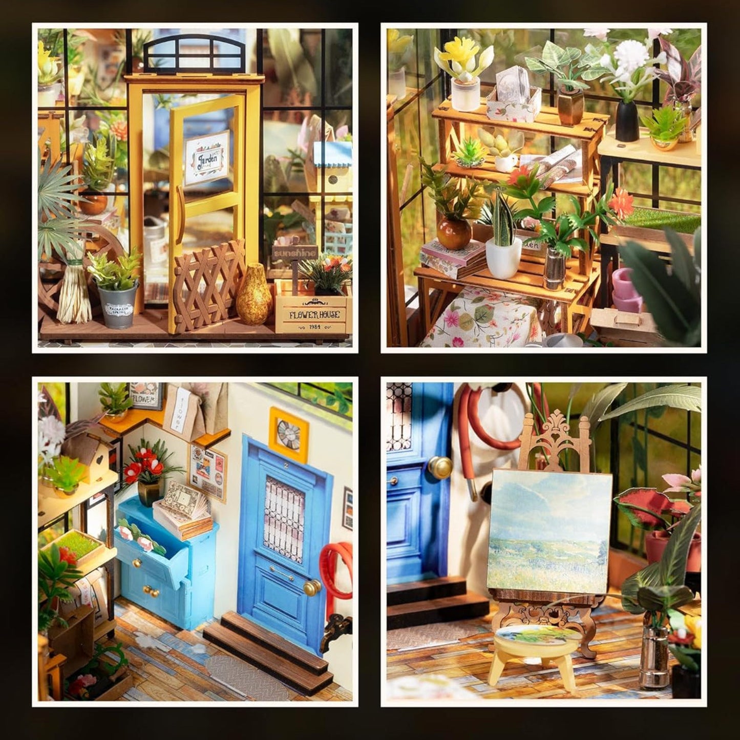 DIY Miniature House Kit with LED