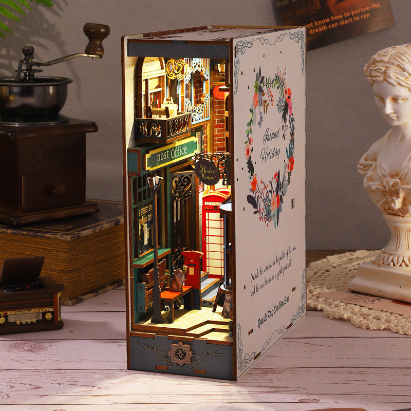 HYUKBI DIY Booknook Dollhouse Kit