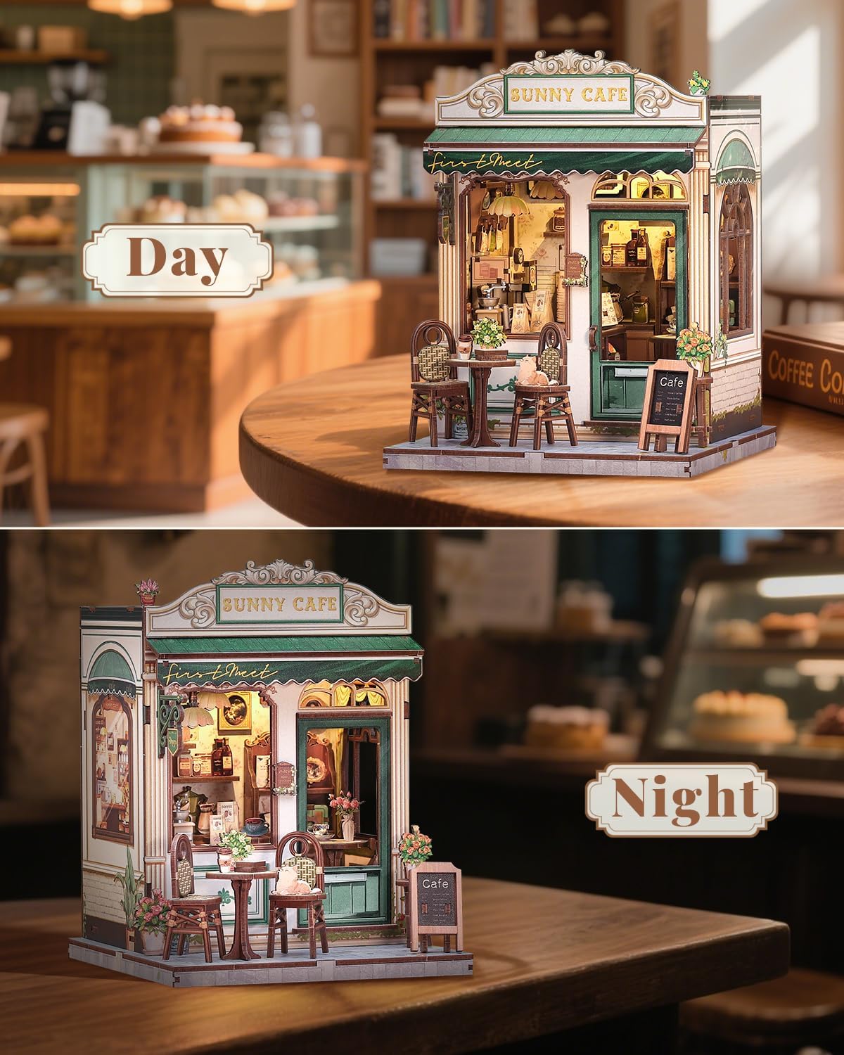 HYUKBI DIY Booknook Dollhouse Kit