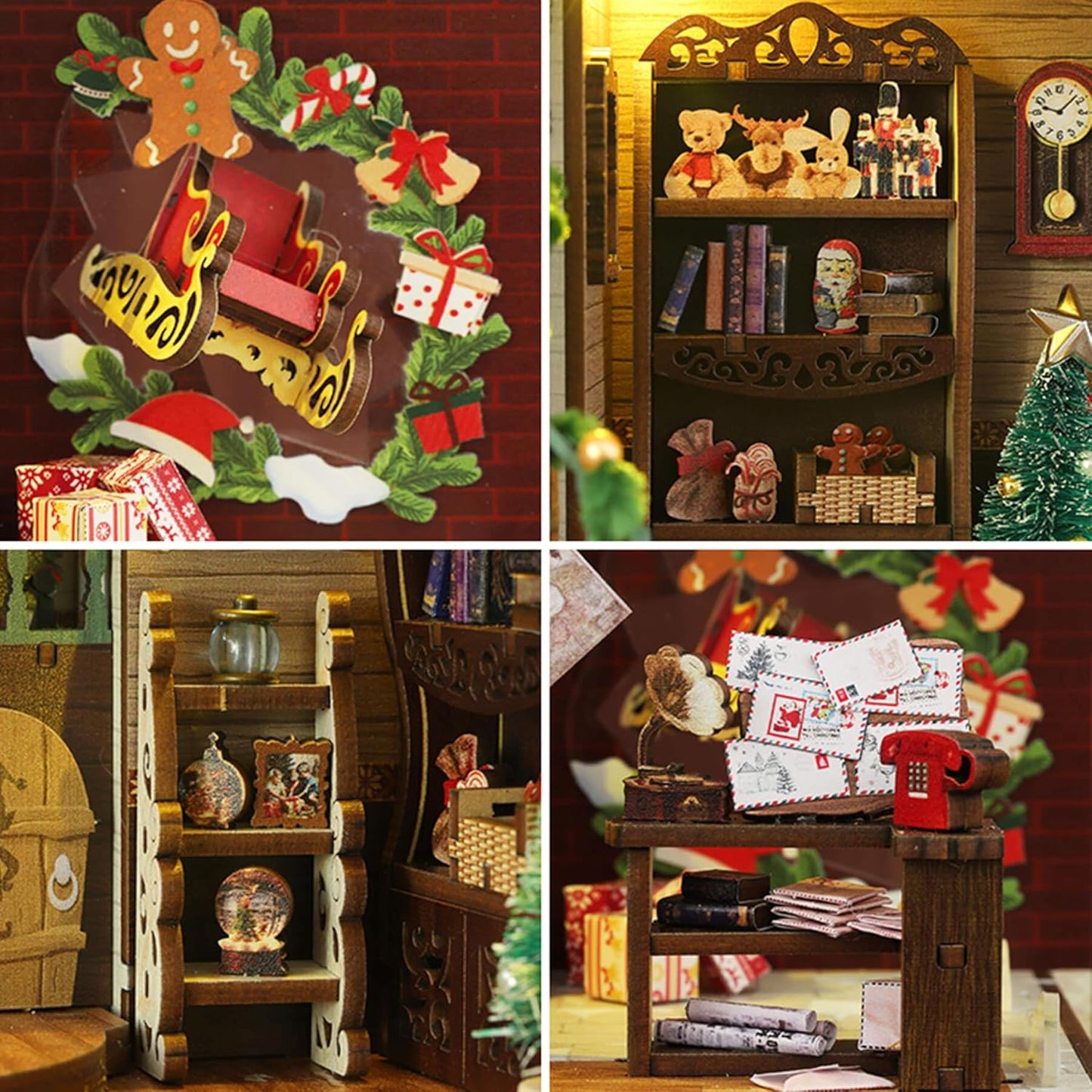 HYUKBI DIY Booknook Dollhouse Kit