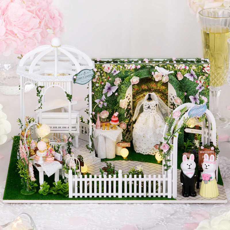 HYUKBI DIY Booknook Dollhouse Kit