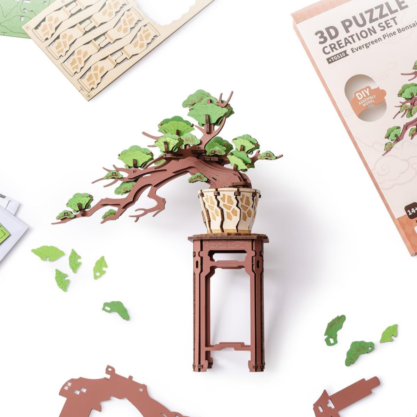 3D Wooden Puzzles DIY Building Set