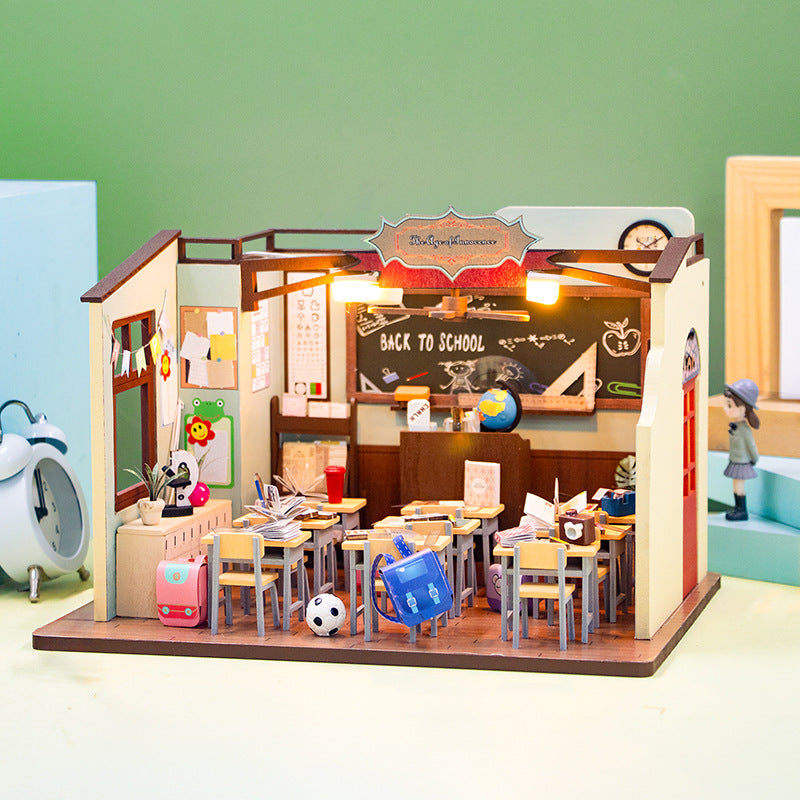 HYUKBI DIY Booknook Dollhouse Kit