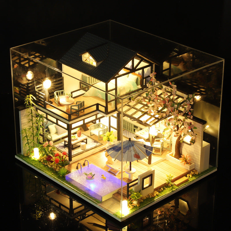 HYUKBI DIY Booknook Dollhouse Kit