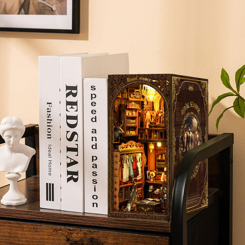 HYUKBI DIY Booknook Dollhouse Kit