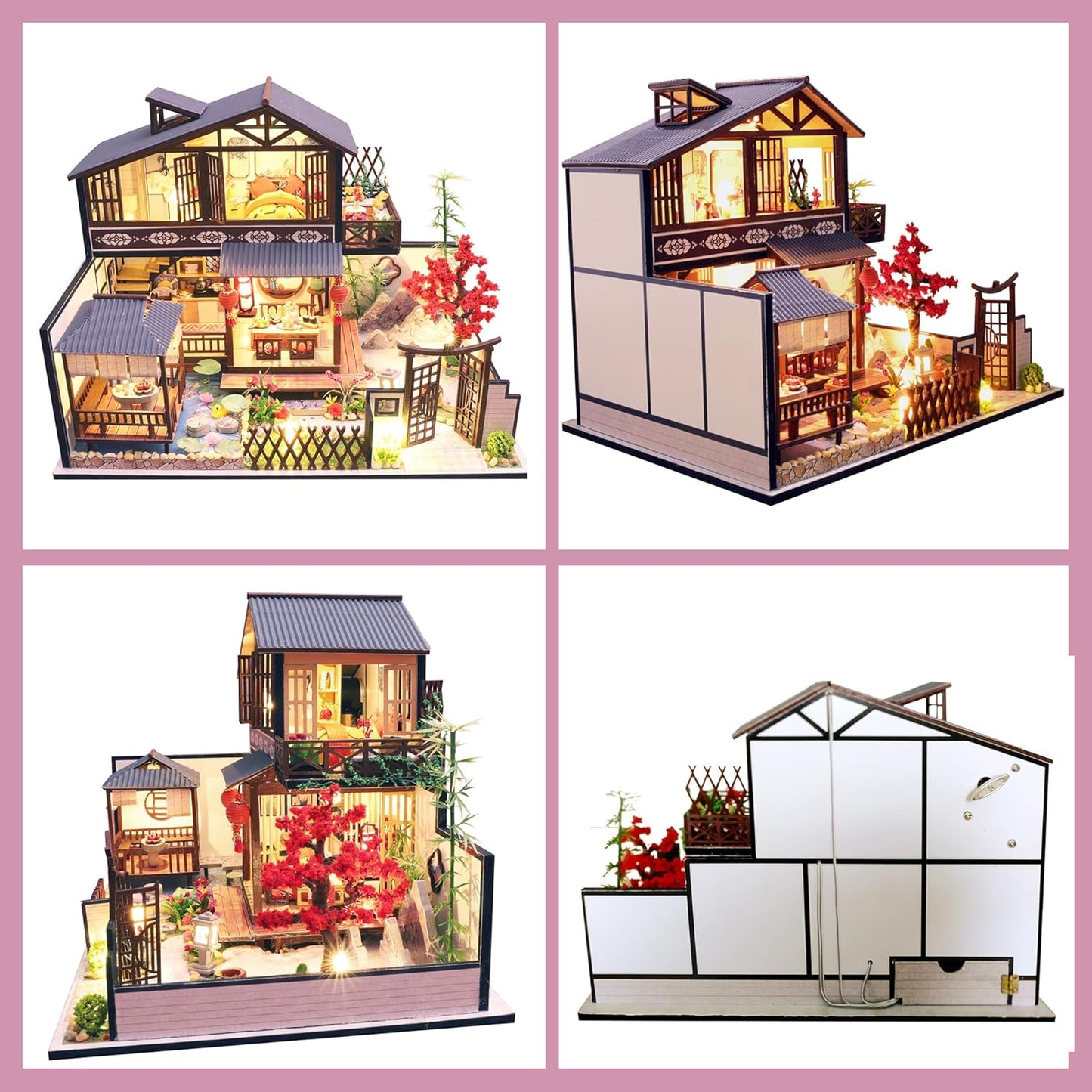 HYUKBI DIY Booknook Dollhouse Kit