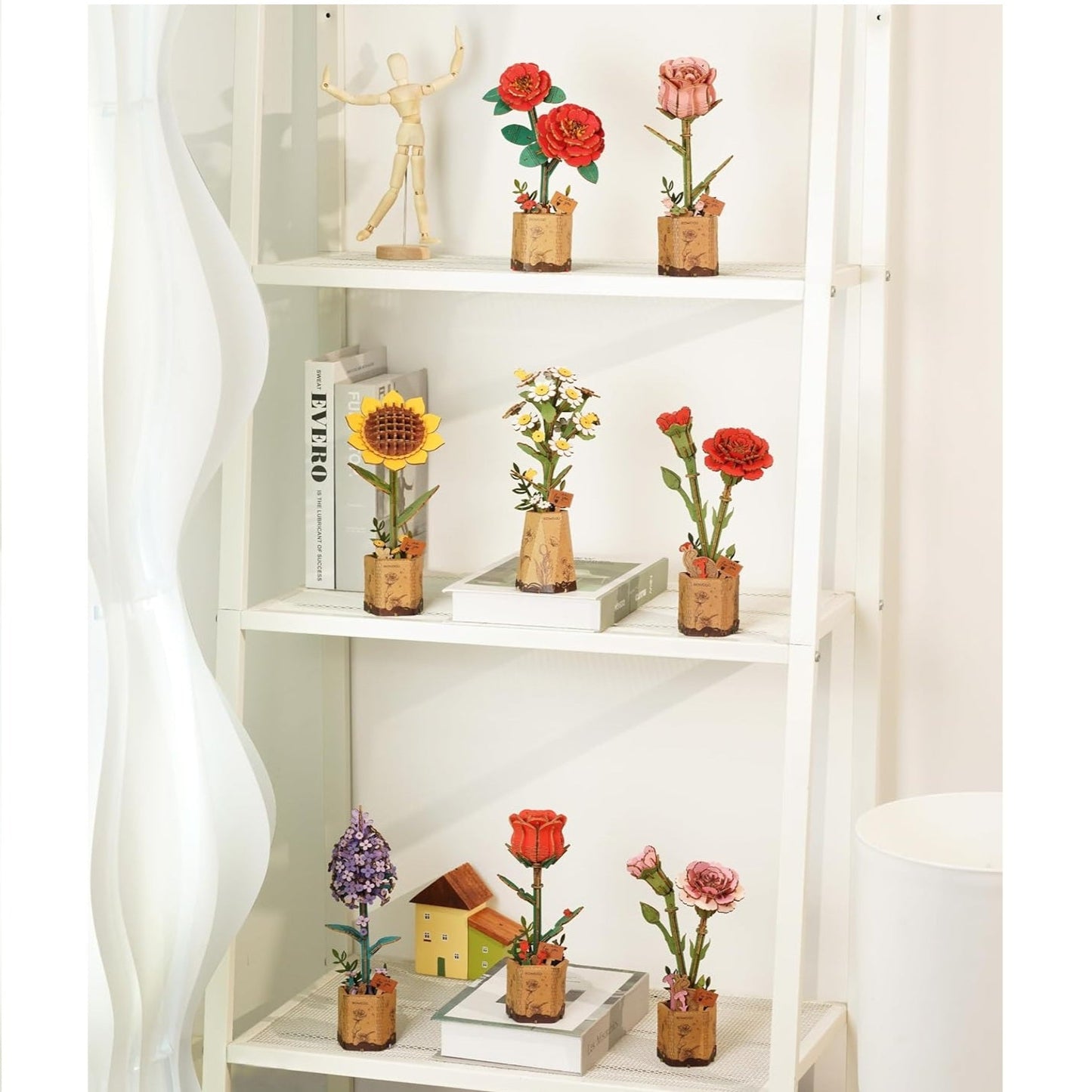 Blossom Bouquet Wooden 3D Puzzles