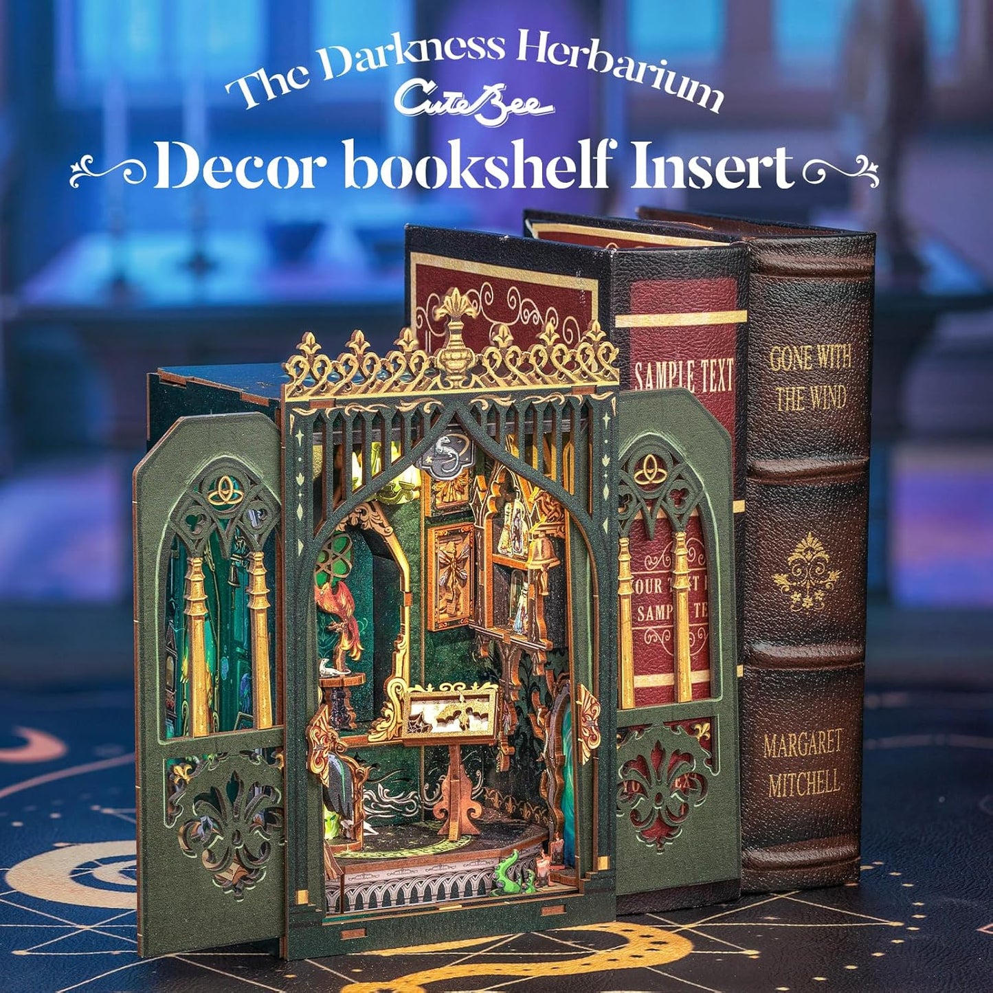 Rolife Cutebee HYUKBI DIY Booknook Dollhouse Kit 3D Wooden Puzzle