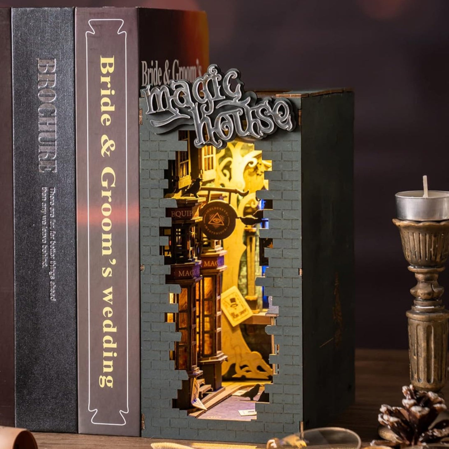DIY Book Nook Kit-Magic House