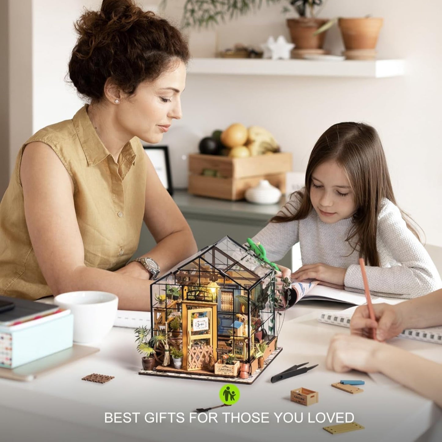 DIY Miniature House Kit with LED