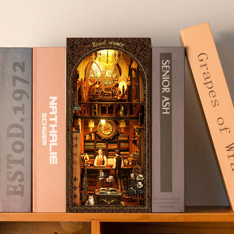 HYUKBI DIY Booknook Dollhouse Kit