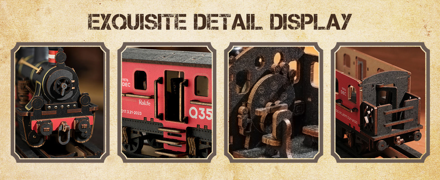 3D Wooden Puzzle - Train Sets