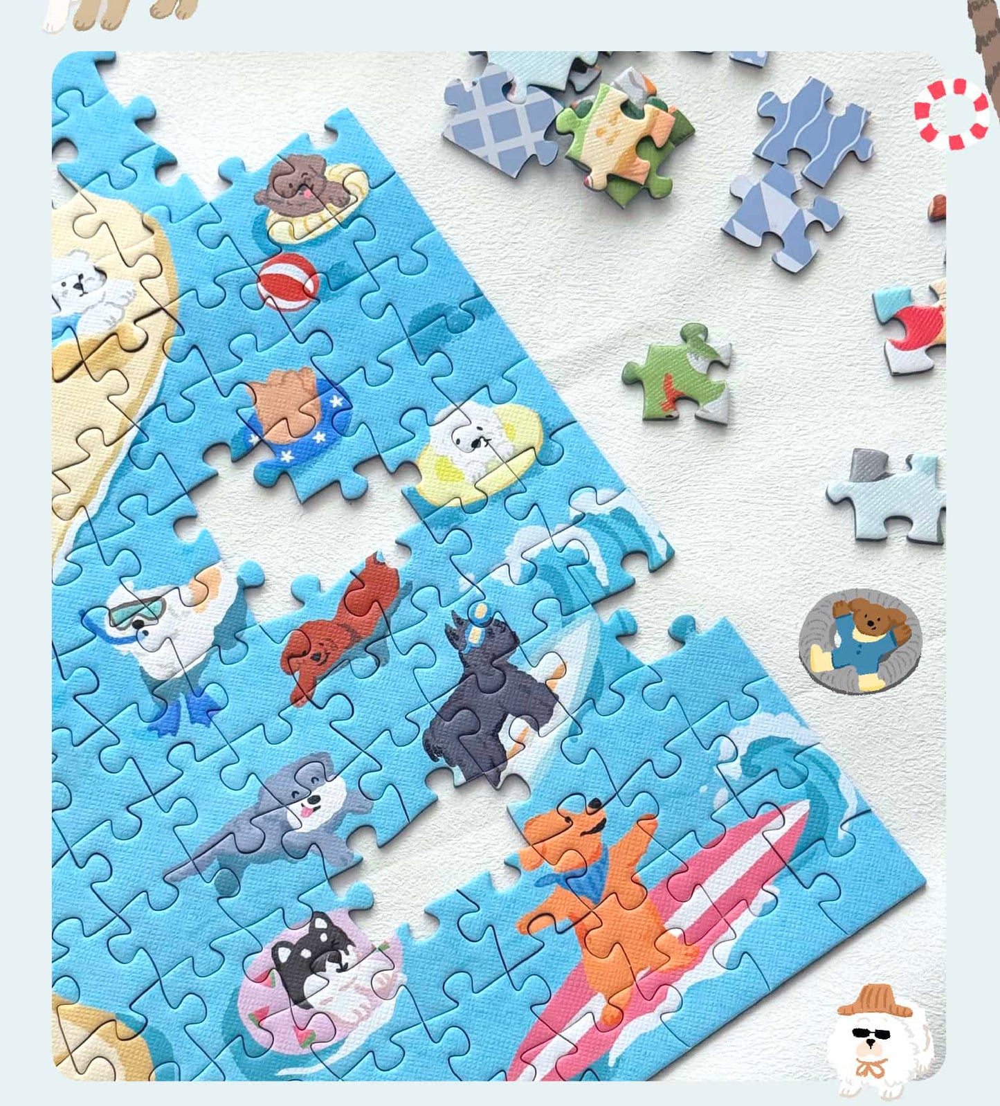 1000 Pcs-Dog Sports Day