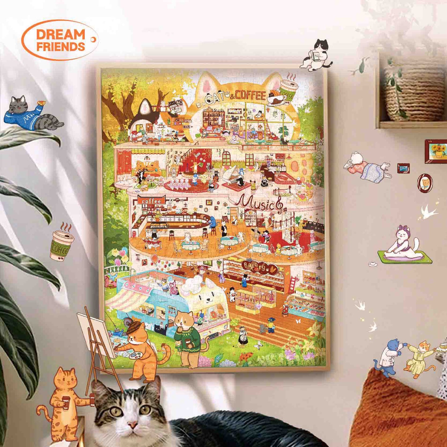 Building block, 1000pcs jigsaw puzzle, 2025 new puzzle, Adult Puzzle, Cartoon Puzzle, jigsaw puzzles,, puzzle 2000, DIY Miniature Dollhouse, Rolife, Cutebee, HYUKBI, DIYBooknook, Dollhouse Kit, 3D Wooden Puzzle, Micro Building Blocks Set