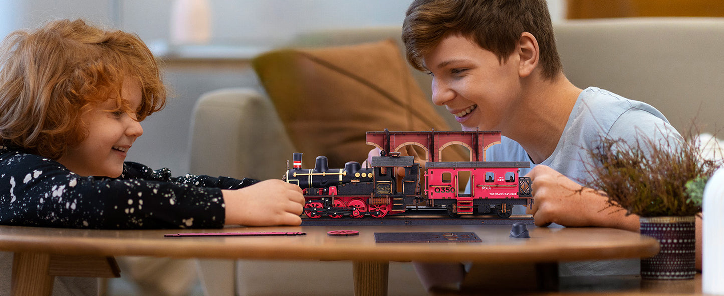 3D Wooden Puzzle - Train Sets