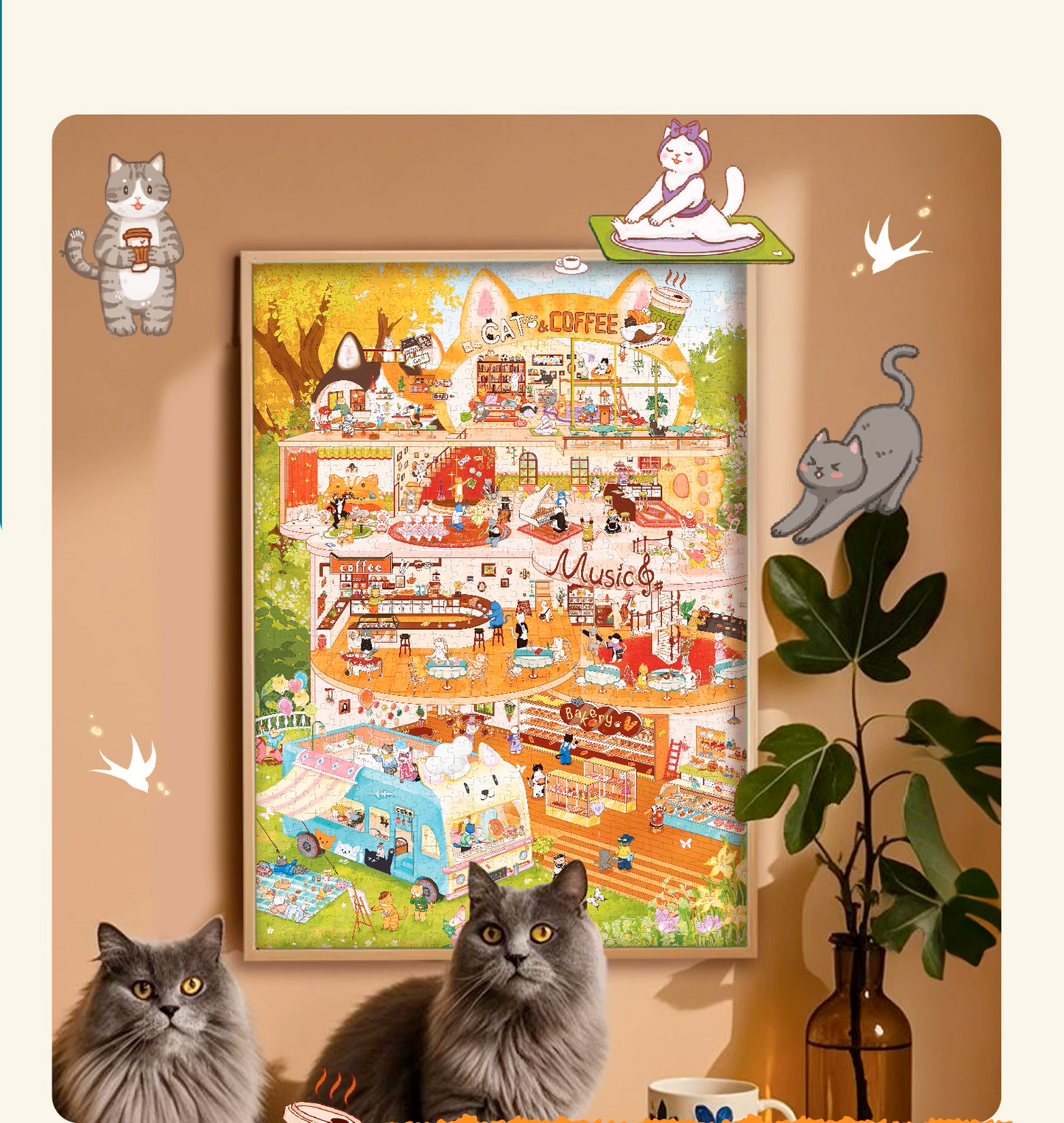Building block, 1000pcs jigsaw puzzle, 2025 new puzzle, Adult Puzzle, Cartoon Puzzle, jigsaw puzzles,, puzzle 2000, DIY Miniature Dollhouse, Rolife, Cutebee, HYUKBI, DIYBooknook, Dollhouse Kit, 3D Wooden Puzzle, Micro Building Blocks Set