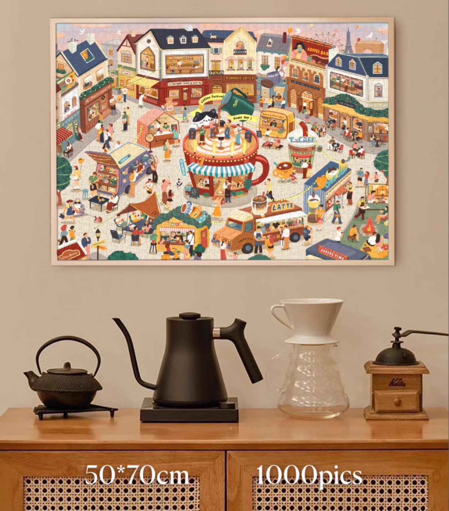 1000 Pcs-Coffee Town