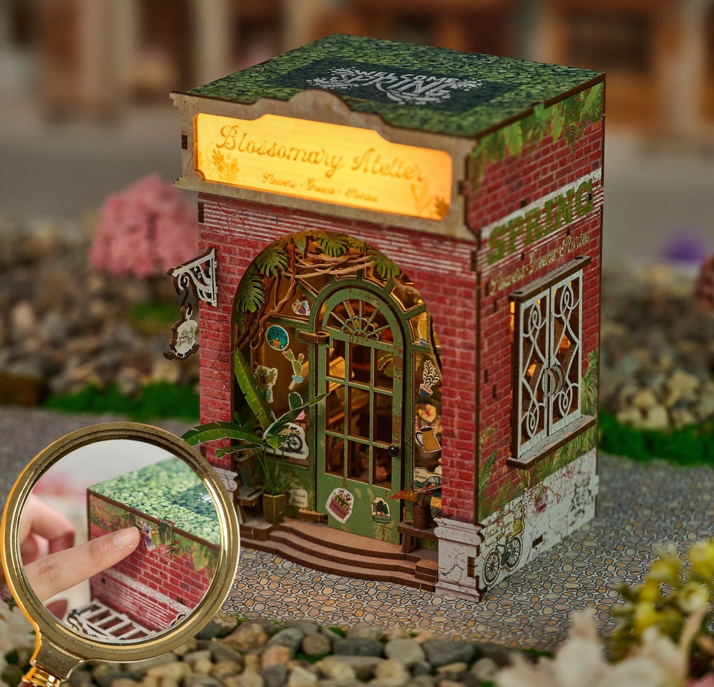 DIY Miniature Dollhouse
Rolife Cutebee HYUKBI DIY Booknook Dollhouse Kit 3D Wooden Puzzle
Micro Building Blocks Set
Blindbox plush cute toy