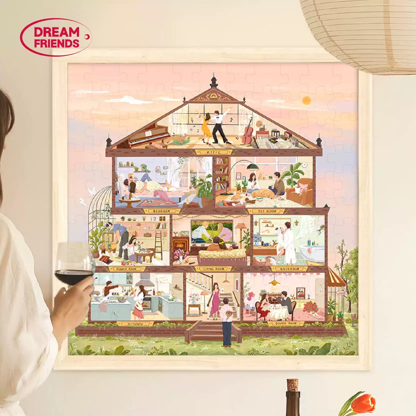 Building block, 1000pcs jigsaw puzzle, 2025 new puzzle, Adult Puzzle, Cartoon Puzzle, jigsaw puzzles,, puzzle 2000, DIY Miniature Dollhouse, Rolife, Cutebee, HYUKBI, DIYBooknook, Dollhouse Kit, 3D Wooden Puzzle, Micro Building Blocks Set