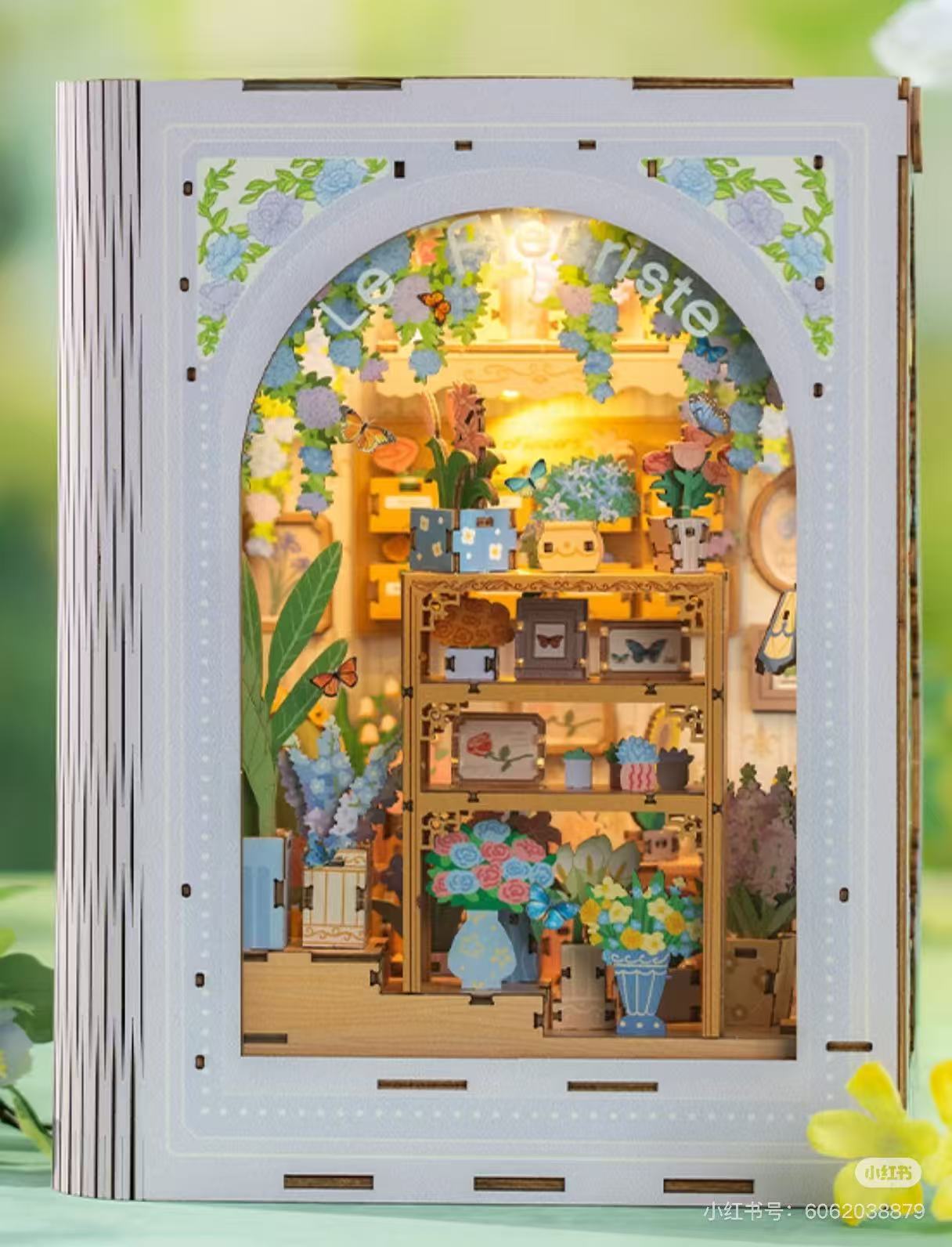 DIY Miniature Dollhouse
Rolife Cutebee HYUKBI DIY Booknook Dollhouse Kit 3D Wooden Puzzle 
Micro Building Blocks Set
Blindbox plush cute toy