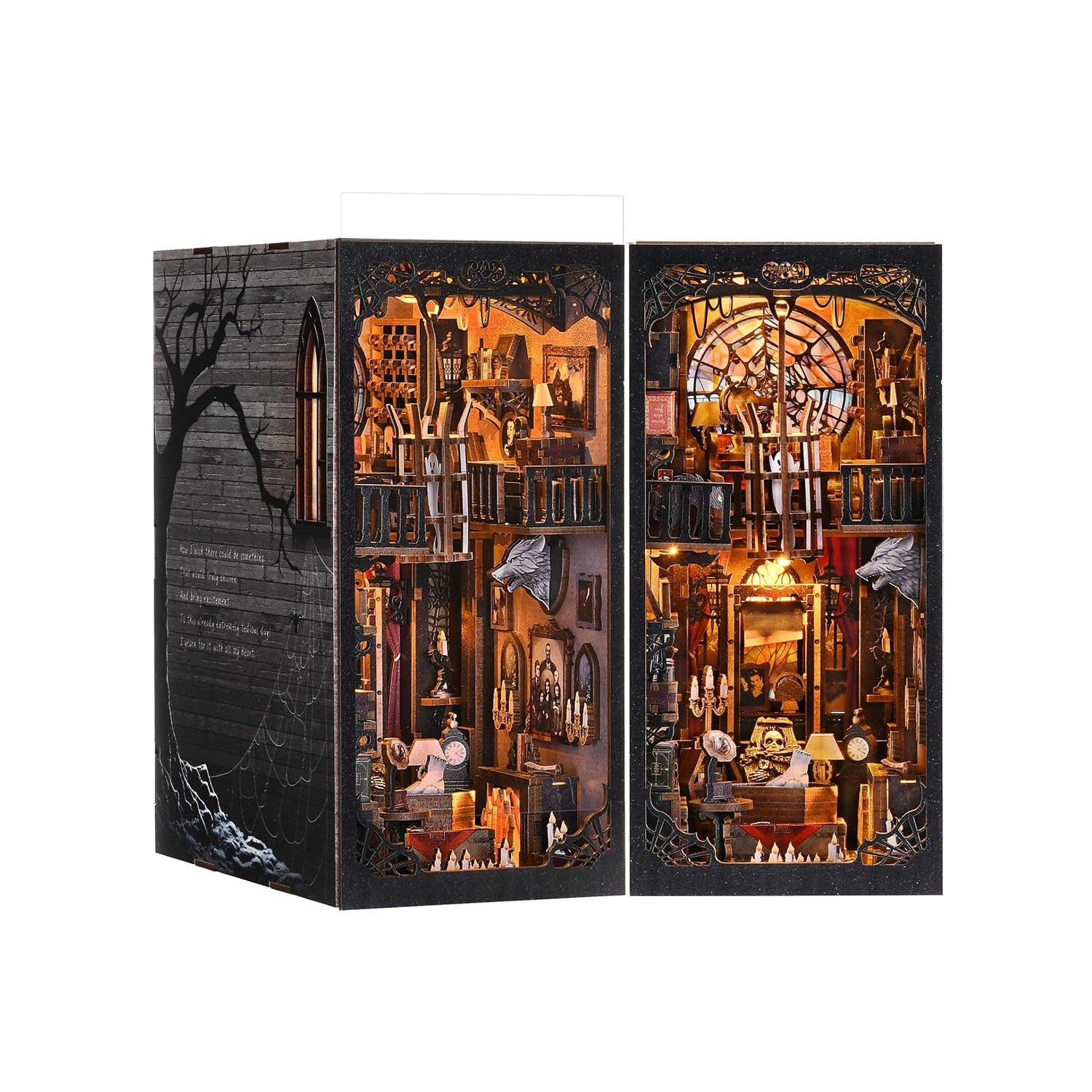 DIY Miniature Dollhouse
Rolife Cutebee HYUKBI DIY Booknook Dollhouse Kit 3D Wooden Puzzle 
Micro Building Blocks Set