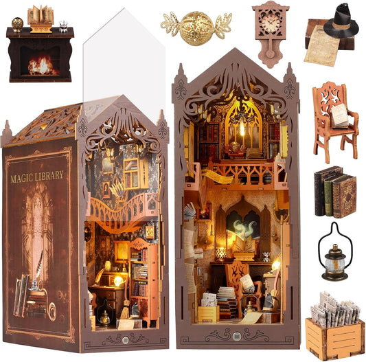 HYUKBI DIY Booknook Dollhouse Kit