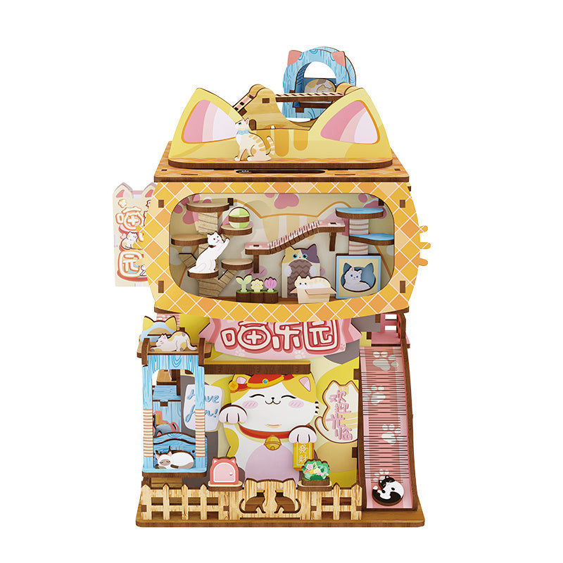 DIY Miniature Dollhouse
Rolife Cutebee HYUKBI DIY Booknook Dollhouse Kit 3D Wooden Puzzle 
Micro Building Blocks Set
Blindbox plush cute toy