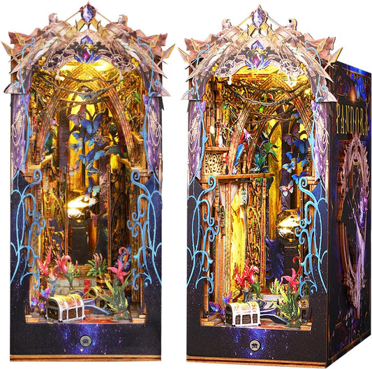 HYUKBI DIY Booknook Dollhouse Kit 
