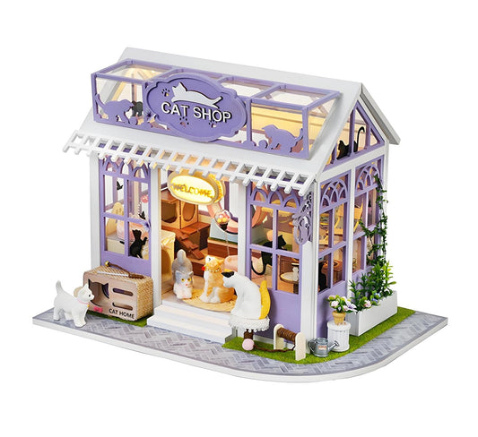 DIY Miniature Dollhouse
Rolife Cutebee HYUKBI DIY Booknook Dollhouse Kit 3D Wooden Puzzle 
Micro Building Blocks Set
Blindbox plush cute toy