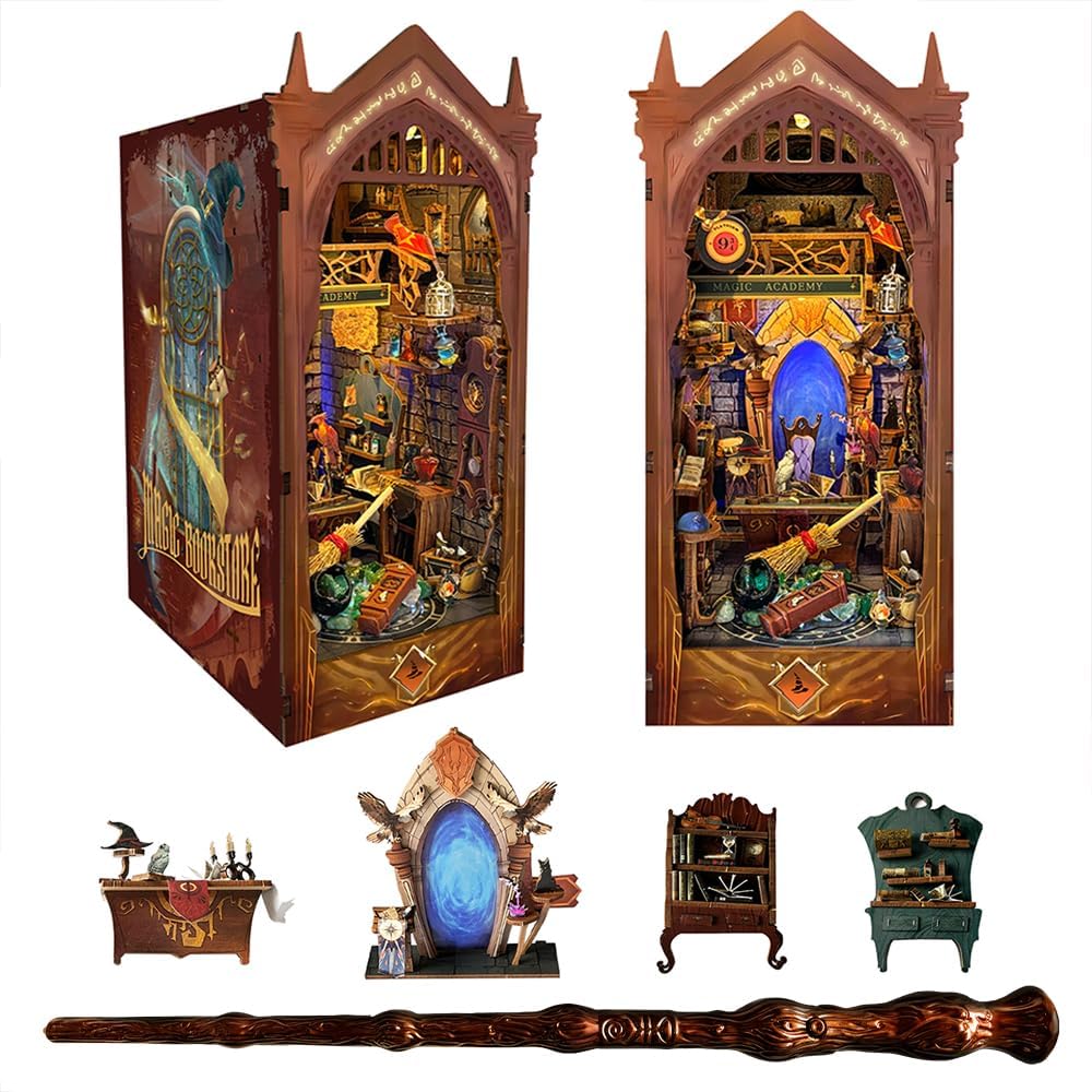 HYUKBI DIY Booknook Dollhouse Kit