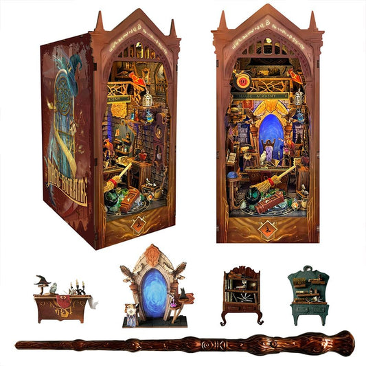 HYUKBI DIY Booknook Dollhouse Kit