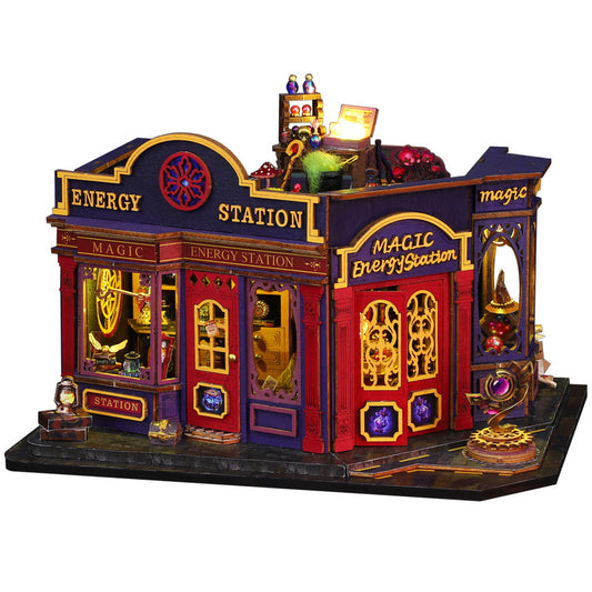 DIY Miniature Dollhouse
Rolife Cutebee HYUKBI DIY Booknook Dollhouse Kit 3D Wooden Puzzle 
Micro Building Blocks Set