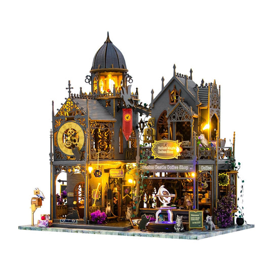 DIY Miniature Dollhouse
Rolife Cutebee HYUKBI DIY Booknook Dollhouse Kit 3D Wooden Puzzle 
Micro Building Blocks Set
Blindbox plush cute toy