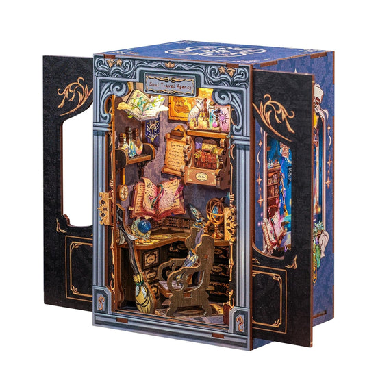 Rolife Cutebee HYUKBI DIY Booknook Dollhouse Kit 3D Wooden Puzzle 