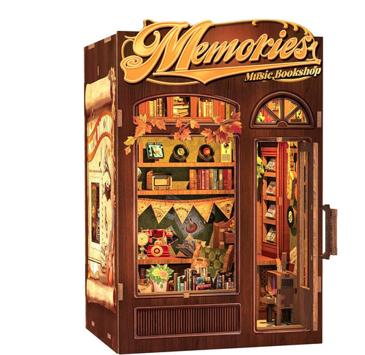 HYUKBI DIY Booknook Dollhouse Kit