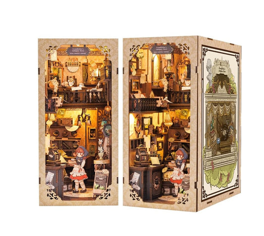 Rolife Cutebee HYUKBI DIY Booknook Dollhouse Kit 3D Wooden Puzzle