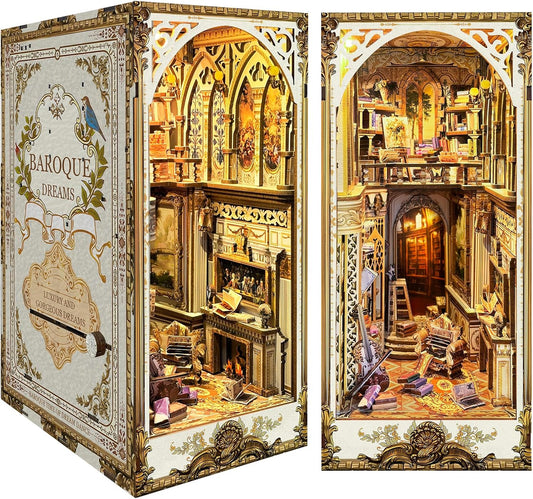 HYUKBI DIY Booknook Dollhouse Kit