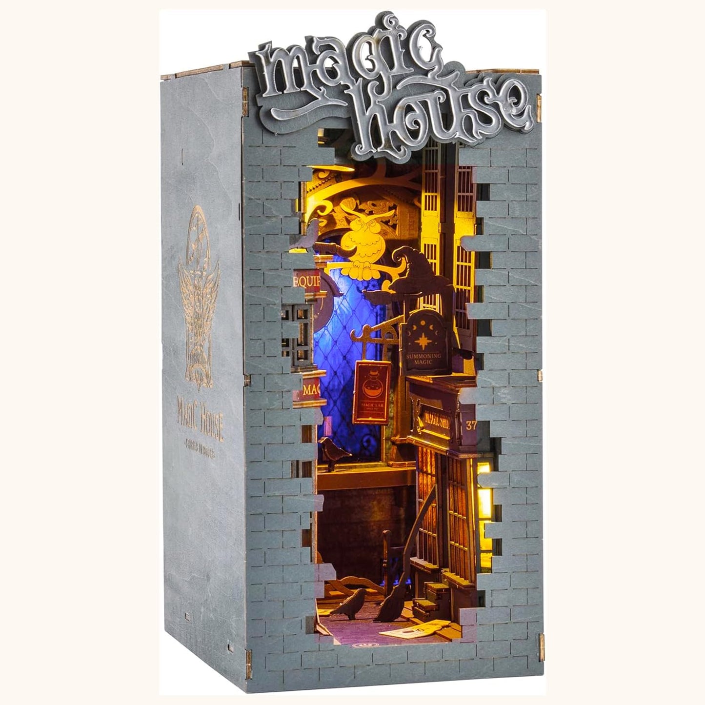  DIY Book Nook Kit-Magic House