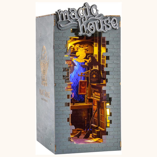  DIY Book Nook Kit-Magic House