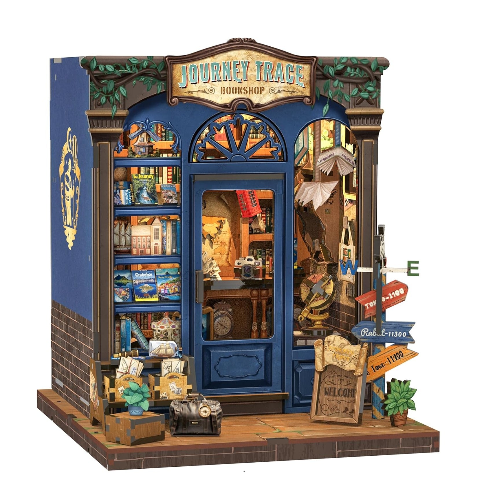 HYUKBI DIY Booknook Dollhouse Kit