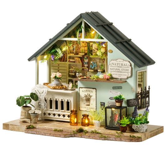 DIY Miniature Dollhouse
Rolife Cutebee HYUKBI DIY Booknook Dollhouse Kit 3D Wooden Puzzle 
Micro Building Blocks Set
