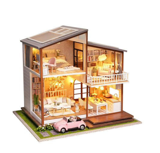 DIY Miniature Dollhouse
Rolife Cutebee HYUKBI DIY Booknook Dollhouse Kit 3D Wooden Puzzle 
Micro Building Blocks Set
Blindbox plush cute toy