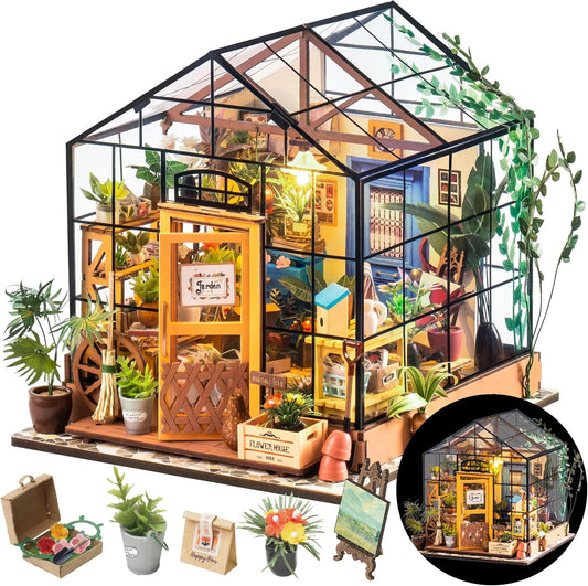 DIY Miniature House Kit with LED