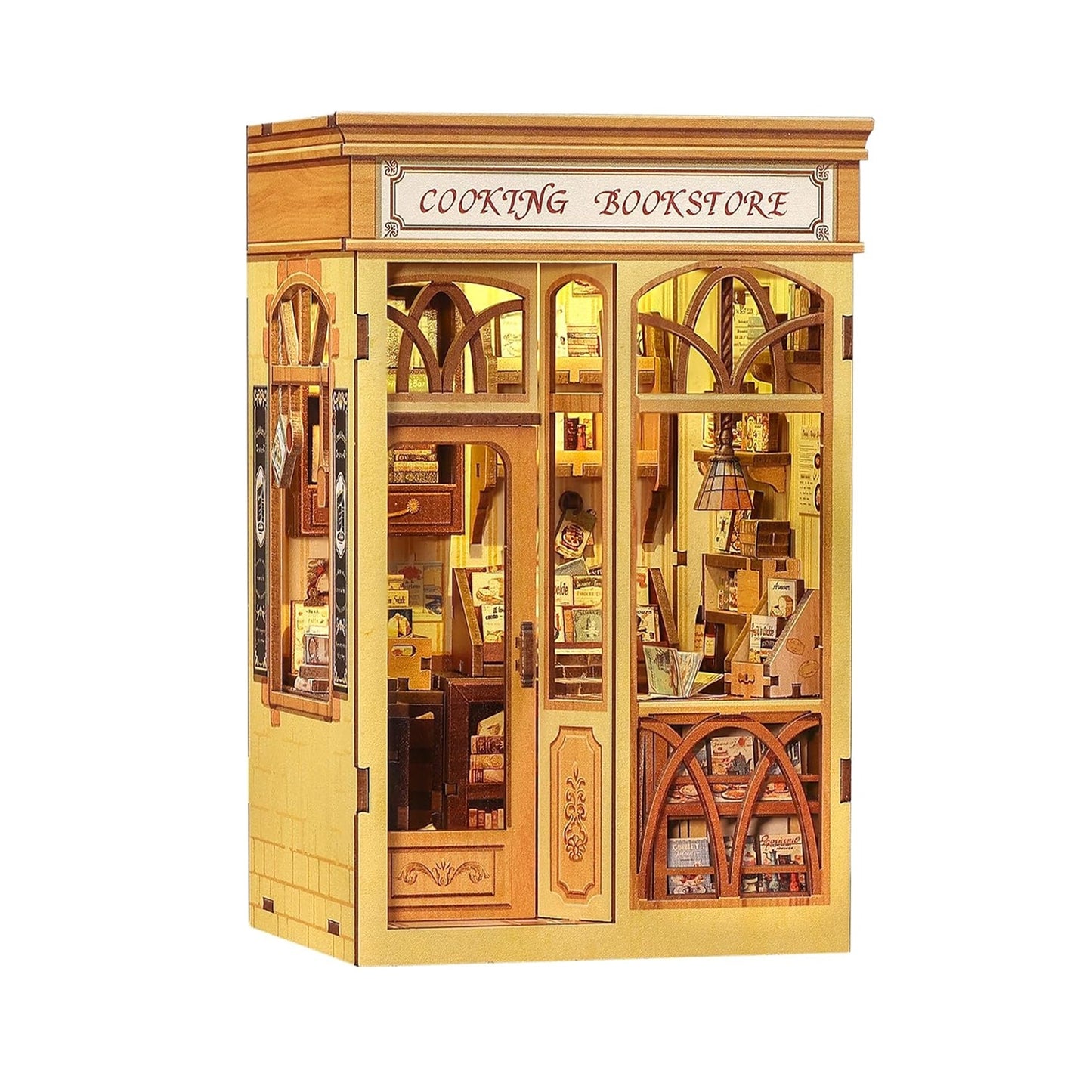DIY Miniature Dollhouse
Rolife Cutebee HYUKBI DIY Booknook Dollhouse Kit 3D Wooden Puzzle 
Micro Building Blocks Set